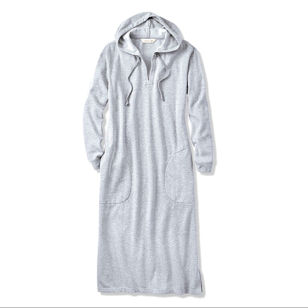 Coldwater Creek Hooded Lounger Dress, brand new